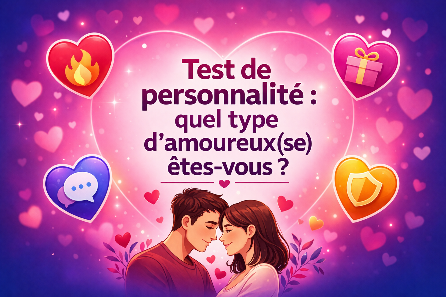 Test de personnalité : quel type d’amoureux(se) êtes-vous ?